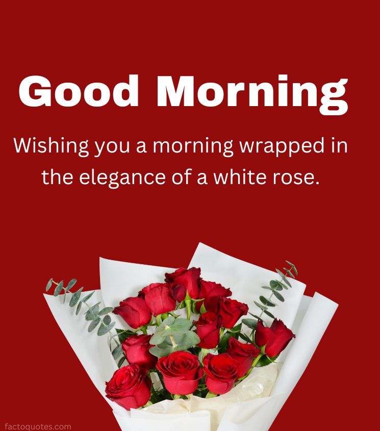 Roses Bouquet Good Morning Wishes for Him