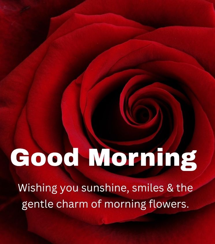 Good Morning Rose Flower Images for Lover