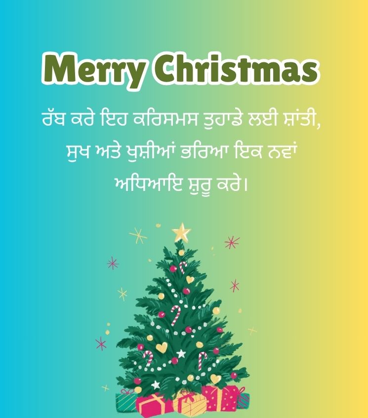 Merry Christmas Status in Punjabi