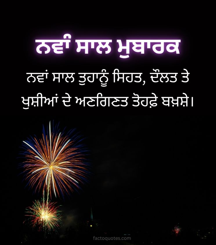 Happy New Year Quotes in Punjabi
