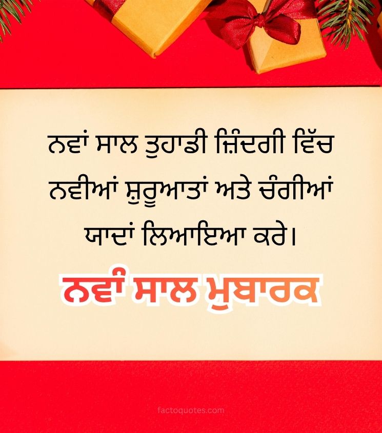 Punjabi New Year Greetings for Status