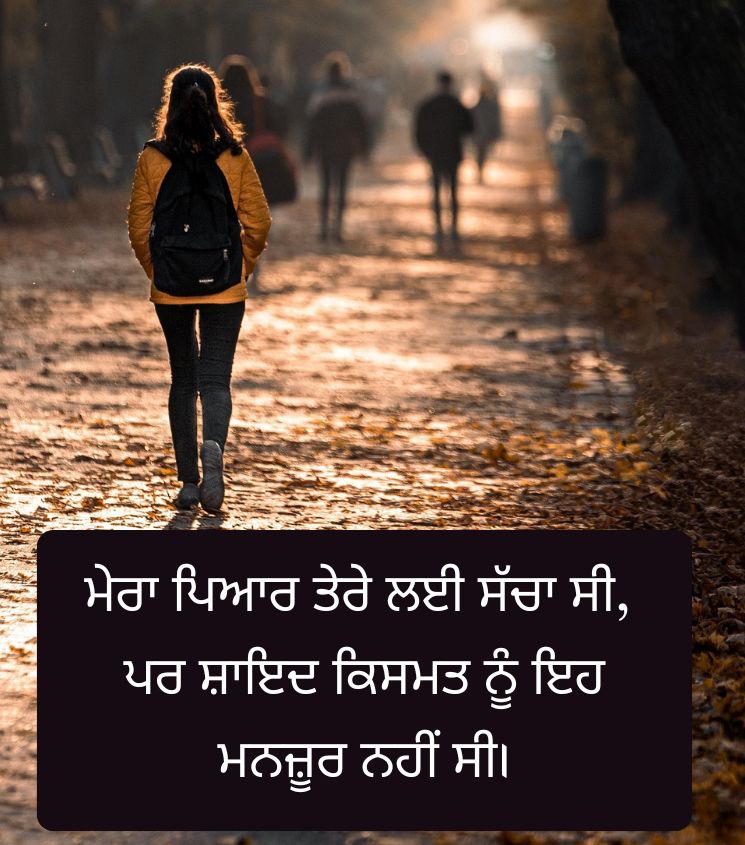 2 Sad Emotional Quotes in Punjabi for Status