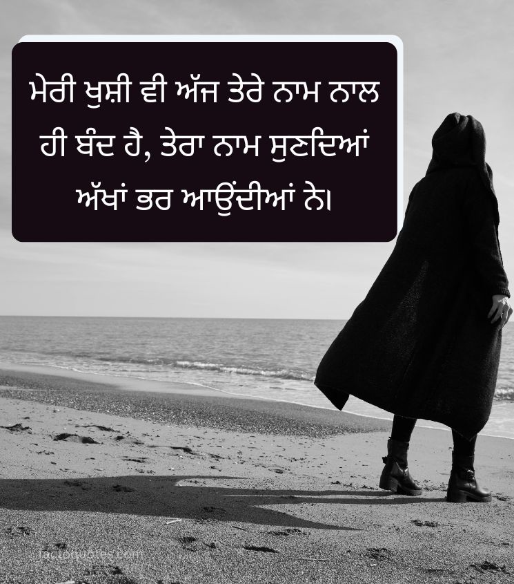 Alone Sad Quotes in Punjabi Language