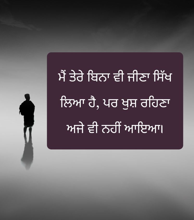 Emotional Sad Status in Punjabi