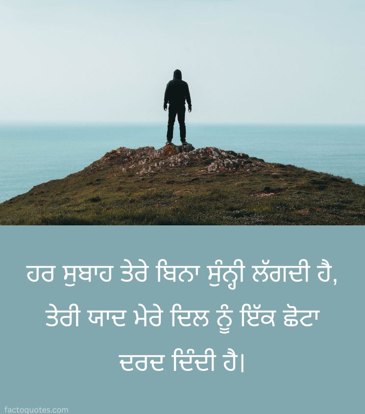 Punjabi Miss You Quotes for Alone Lover