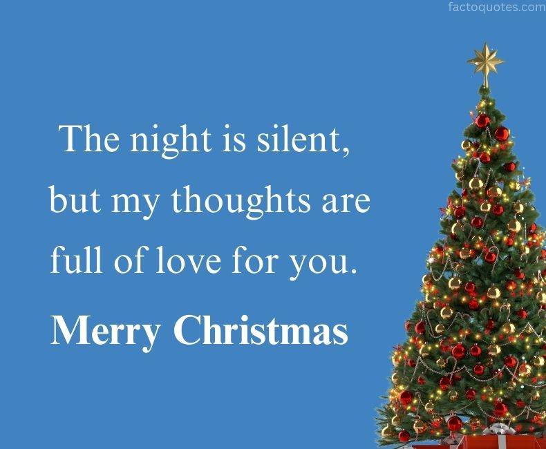 Merry Christmas Eve Wishes with Christmas Tree