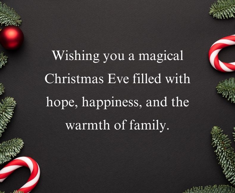 Merry Christmas Eve Wishes for Friends