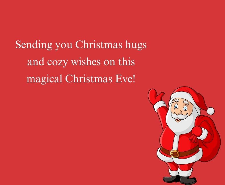 Merry Christmas Eve Quotes with Santa