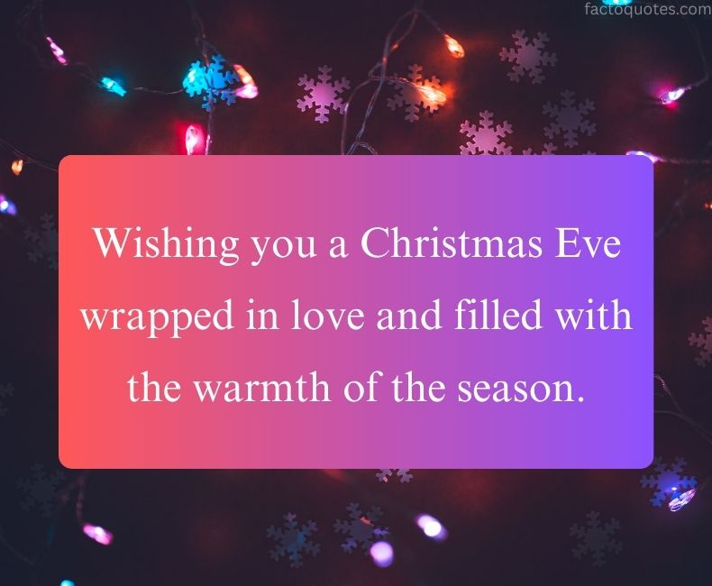 Merry Christmas Eve Wishes for Status