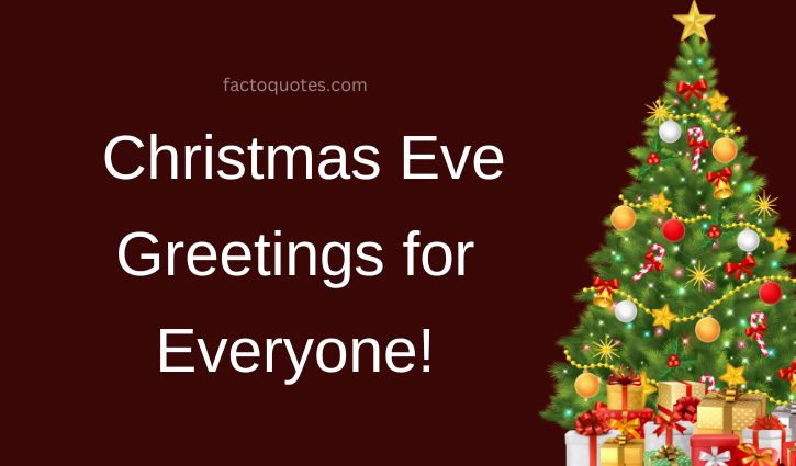 Christmas Eve Greetings