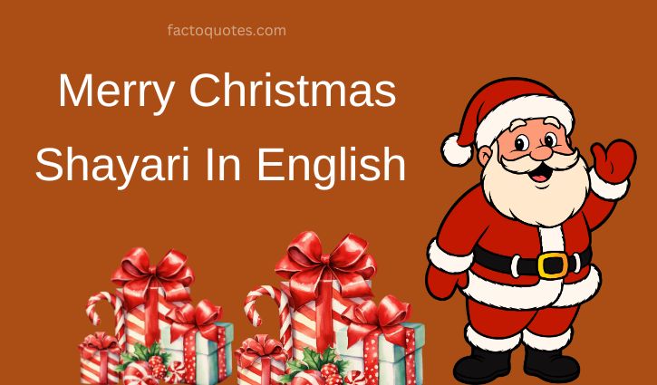 Merry Christmas Shayari