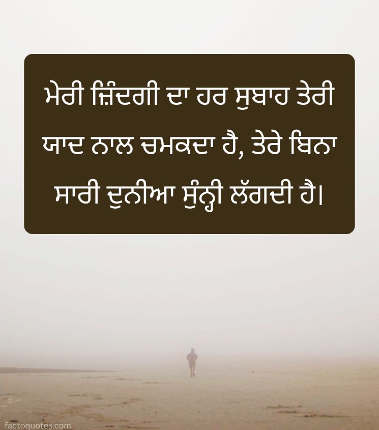 Miss You Quotes with Punjabi Heart Touching Lines