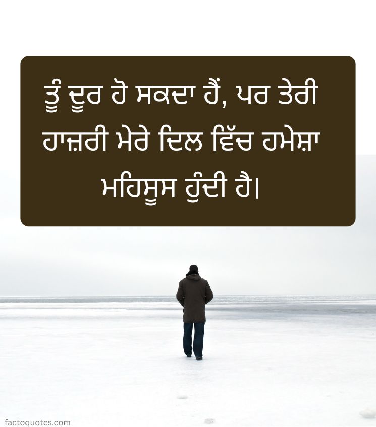 2 Line Miss You Status with Punjabi Lines for Boys