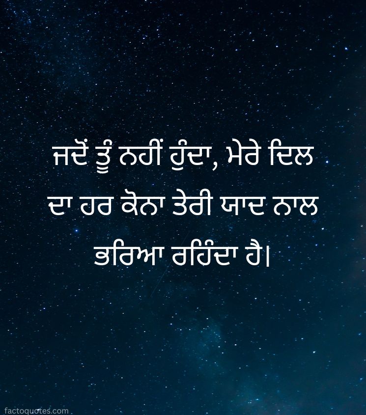 Miss You Quotes in Punjabi for Status