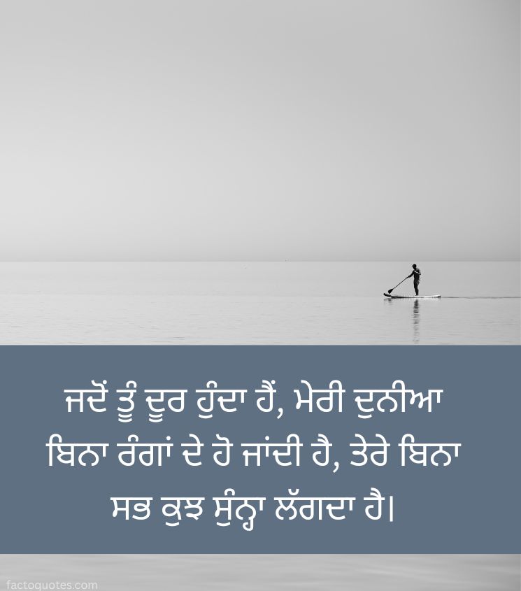 Miss You Status with Punjabi Lines