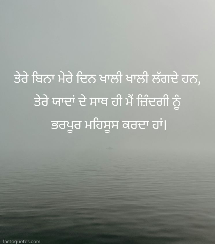 Miss You Quotes In Punjabi for Status
